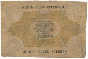 Królestwo Polskie, 1 rubel srebrem 1858