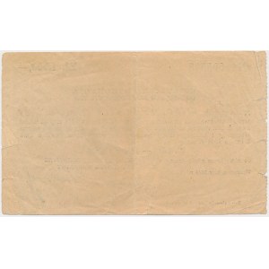 Świadectwo Kontrybucji 1.500 złotych 1944