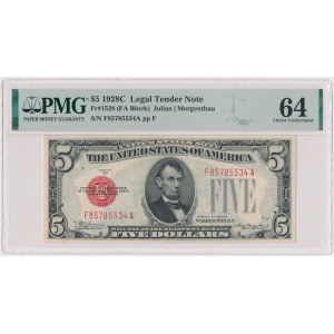 USA, 5 Dollars 1928