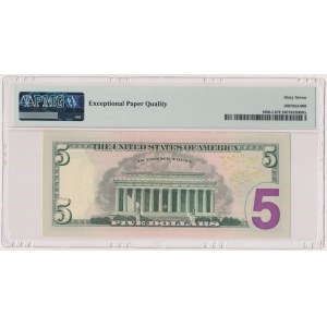 USA, 5 Dollars 2013 - numer radarowy - 11122111