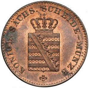 Saxony, Frederick August II, 3 fenigs 1837-G