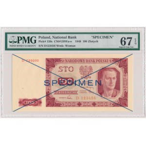 100 zloty 1948 - SPECIMEN - D
