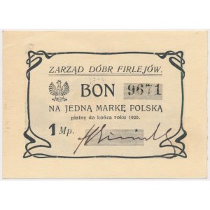 Firlejów, 1 marka 1920