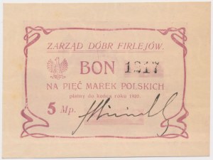 Firlejów, 5 marek 1920