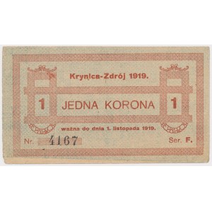 Krynica-Zdrój, 1 korona 1919