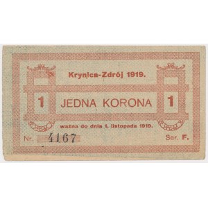 Krynica-Zdrój, 1 crown 1919