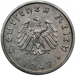 Deutschland, 10 Reichspfennig 1947-F, Stuttgart