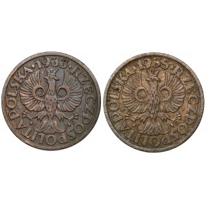 1 Pfennig 1933 und 1935 (2Stück)