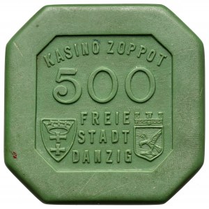Free City of Danzig, Casino SOPOT (Zoppot) token - 500 guilders