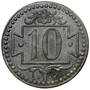 Danzig, 10 fenig 1920 zinc - 56 pearls