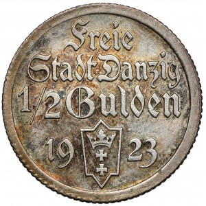 Gdańsk, 1/2 guldena 1923