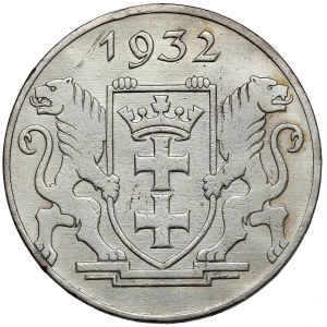 Gdańsk, 2 guldeny 1932 Koga - rzadkie