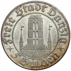 Freie Stadt Danzig, 5 Gulden 1932 Kirche
