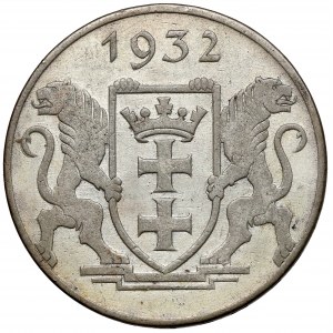 Freie Stadt Danzig, 5 Gulden 1932 Kirche