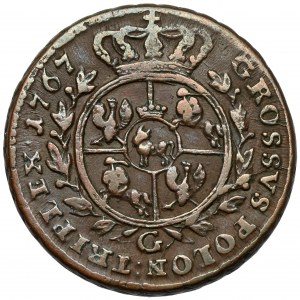 Poniatowski, Trojak 1767-G, Kraków