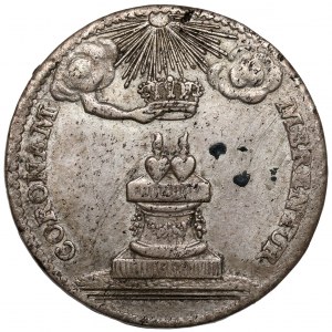 August III Sas, Dwugrosz 1738 - zaślubinowy
