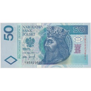 50 złotych 1994 - YB - seria zastępcza