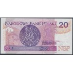 20 zł 2016 BM - 1001001 - PIĘKNY numer radarowy