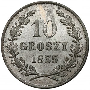 Freie Stadt Krakau, 10 groszy 1835