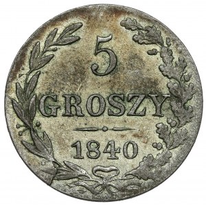 5 groszy 1840 MW