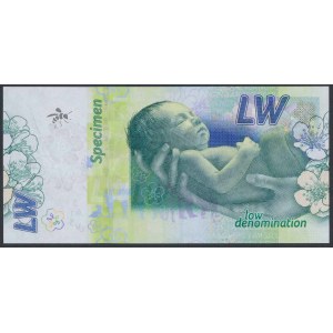 Switzerland, KBA NotaSys - Childhood - LW - Specimen - Test Note