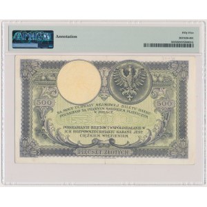 500 zloty 1919 - high numerator