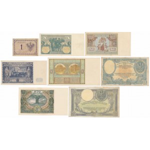 Satz polnischer Banknoten von 1919-1936 (8Stück)