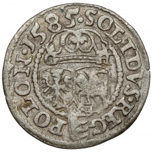 Stefan Batory, Szeląg Olkusz 1585 ID - GH - Schlauch