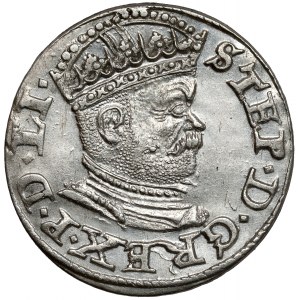 Stefan Batory, Trojak Ryga 1586