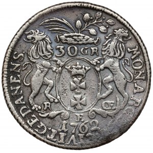 August III Sas, Gold Danzig 1762 REOE