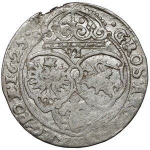 Sigismund III Vasa, Six Pack Cracow 1625 - POLO - rare