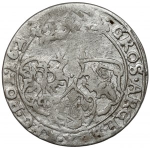 Zygmunt III Waza, Szóstak Kraków 1626 - odsunięte tarcze