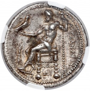 Grecja, Egipt, Ptolemeusz I Soter (323-283 p.n.e.) Tetradrachma, Memphis (lub Aleksandria) - RZADKA