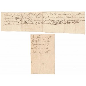 Housekeeper's Receipt, 1746
