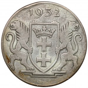 Freie Stadt Danzig, 5 Gulden 1932 Żuraw