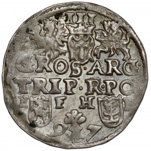 Zygmunt III Waza, Trojak Poznań 1597 - kokarda