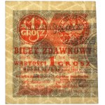 1 grosz 1924 - AO - lewa połowa