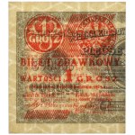 1 grosz 1924 - AX - lewa połowa