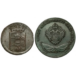 Smolnik 1774 und 1 Pfennig 1794 von Galizien und Lodomerien (2Stück)