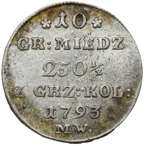 Poniatowski, 10 pennies 1793 M.W.