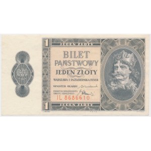 1 złoty 1938 Chrobry - IL