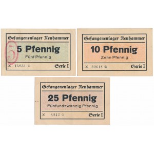 Neuhammer (Swietoszow), 5, 10 and 25 pfg (3pc)