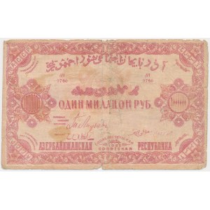 Azerbaijan, 1 mln Ruble 1922