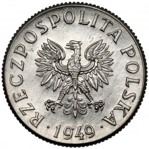 NIKIEL 2 penny sample 1949