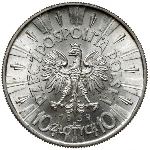 Pilsudski 10 gold 1939