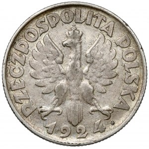 REFUND 2 zloty 1924 Frau und Ohren - Buchstabe H - Rarität