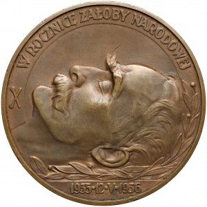 Józef-Piłsudski-Medaille, Todestag 1936.