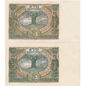 100 złotych 1934 - Ser.AV i C.E. (2szt)