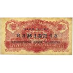 100 Zloty 1944 ...owe - SPECIMEN Aufdruck / 25 Jahre des NBP