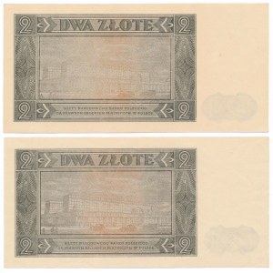 2 złote 1948 - BS i CF - zestaw (2szt)